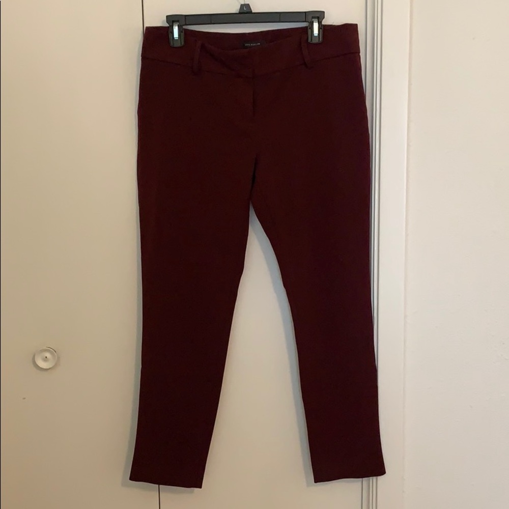 Ann Taylor, Maroon, ankle length pants